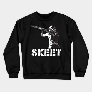 clay Pigeon Trap Shooting Gifts Crewneck Sweatshirt